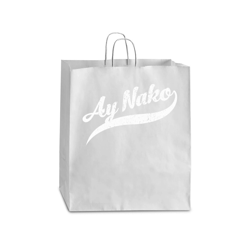 Humorous Ay Nako Annoyed Filipino Expression Pullover Hoodie Queen Paper Bag - 16 X 6 X 19 1/4 | Artistshot