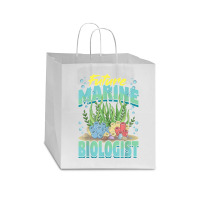 Future Marine Biologist Ocean Life Marine Biology Student Star Paper Bag - 13 X 7 X 13 | Artistshot