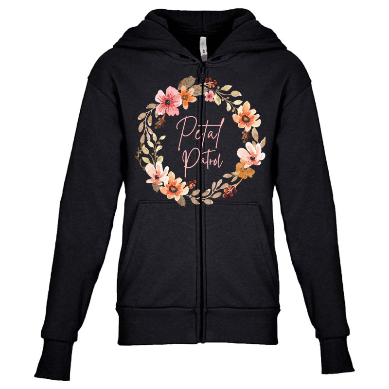 Petal Patrol T  Shirt Petal Patrol Flower Girl T  Shirt Youth Zipper Hoodie by gail93766 | Artistshot