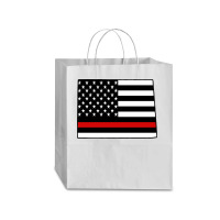 Firefighter T  Shirt Colorado Firefighter Thin Red Line T  Shirt Traveler Paper Bag -13 X 6 X 15 3/4 | Artistshot