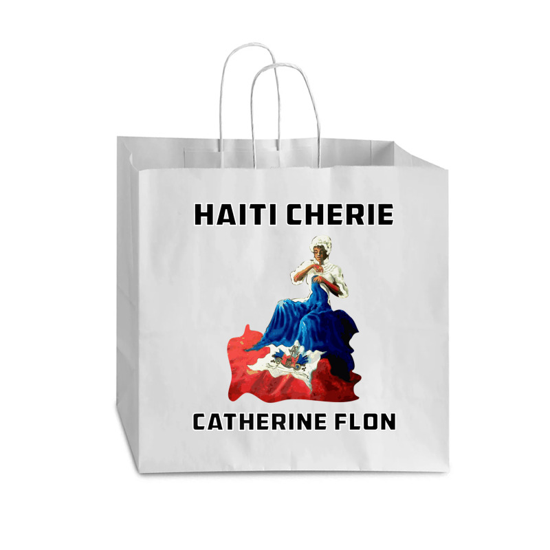Haiti Cherie Catherine Flon Sewing The Haitian Flag Vogue Paper Bag ...