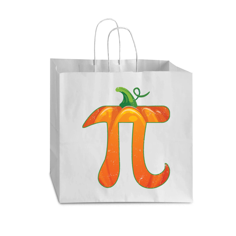 Pumpkin Pi Halloween Costume T  Shirt Funny Pumpkin Pi Halloween Costu Vogue Paper Bag - 16 X 6 X 12 | Artistshot