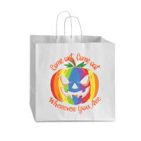 Come Out Wherever You Are   Gay Pride Shirt   Gay Halloween Vogue Paper Bag - 16 X 6 X 12 | Artistshot