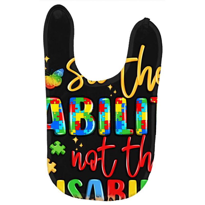 See The Ability Not The Disability Baby Bibs by LillyAllenDesigns | Artistshot