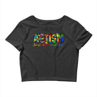 Autism Accept Understand Love Crop Top | Artistshot