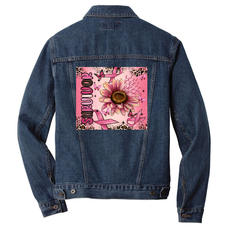 Breast Cancer Survivor Men Denim Jacket | Artistshot