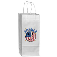 America Wine Paper Bag - 5 1/2 X 3 1/4 X 13 | Artistshot