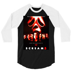 scream 5 poster 3/4 Sleeve Shirt | Artistshot
