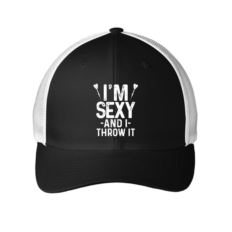 Funny Dart Design For Men Women Dartboard Lovers Dart Player Mesh cap by galakepol | Artistshot