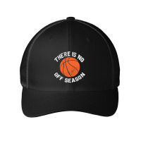 Basket There Is No Off Season White Mesh Cap | Artistshot