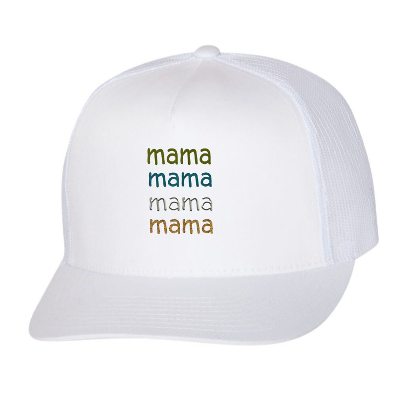 Funny Mama Shamrock Womens Girls Boys St Patricks Day Trucker Cap | Artistshot