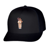 Chocolate Peanut Butter Milkshake T  Shirt Peanut Butter Milkshake Wit Trucker Cap | Artistshot