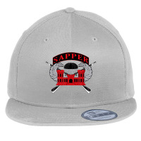 U.s. Army Combat Engineers Sapper Flat Bill Snapback Cap | Artistshot