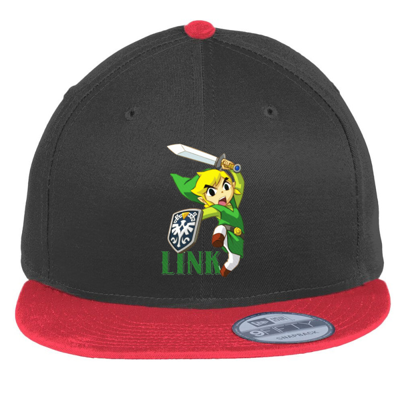 Link Flat Bill Snapback Cap by RoyalTees | Artistshot