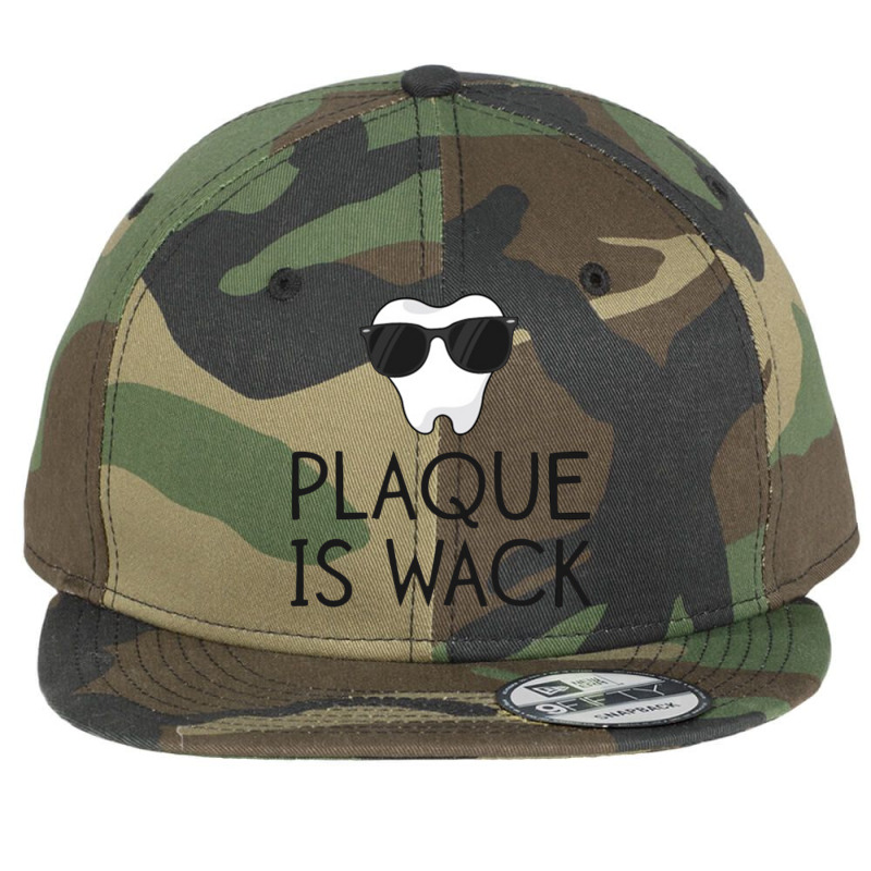 Plaque Is Wack Funny Dentist Gift Women Dental Hygienist Flat Bill Snapback Cap | Artistshot