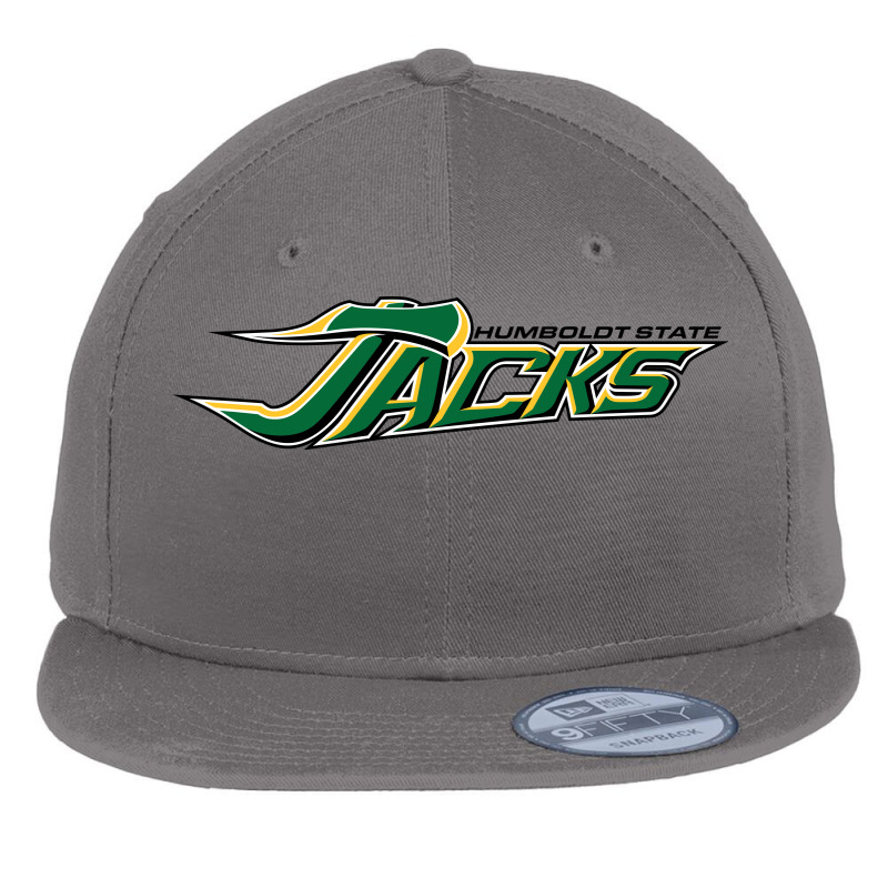 Humboldt State Lumberjacks Flat Bill Snapback Cap by Ellard grey | Artistshot