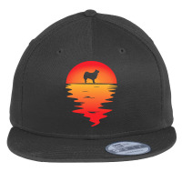 Icelandic T  Shirt Sunset Dog Icelandic Sheepdog T  Shirt Flat Bill Snapback Cap | Artistshot