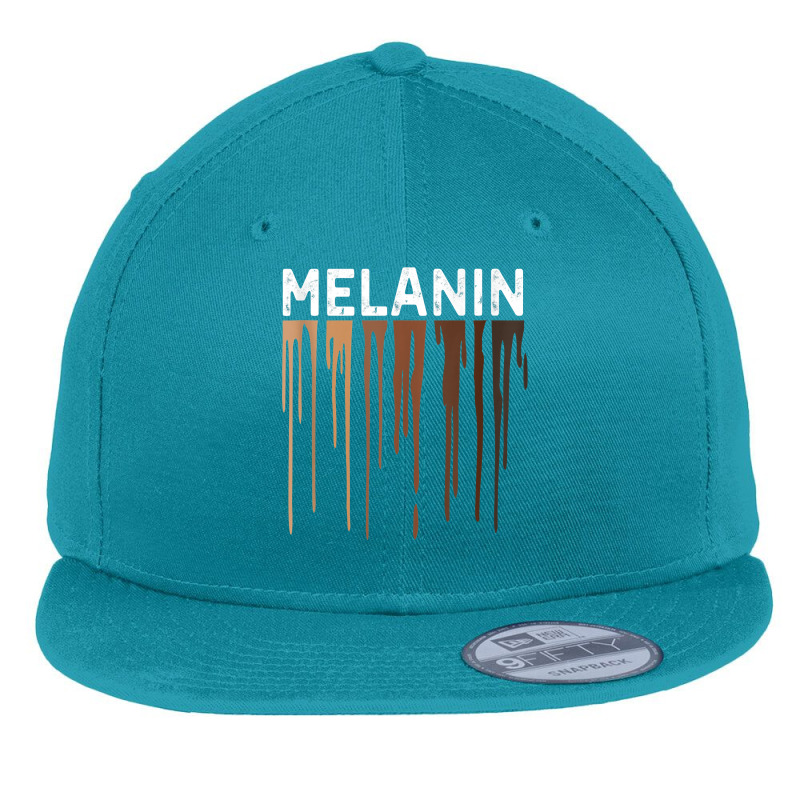 Drippin Melanin Tshirts For Women Pride  Gifts Black History Tank Top Flat Bill Snapback Cap | Artistshot