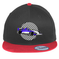 Blue Formula Racing Flat Bill Snapback Cap | Artistshot