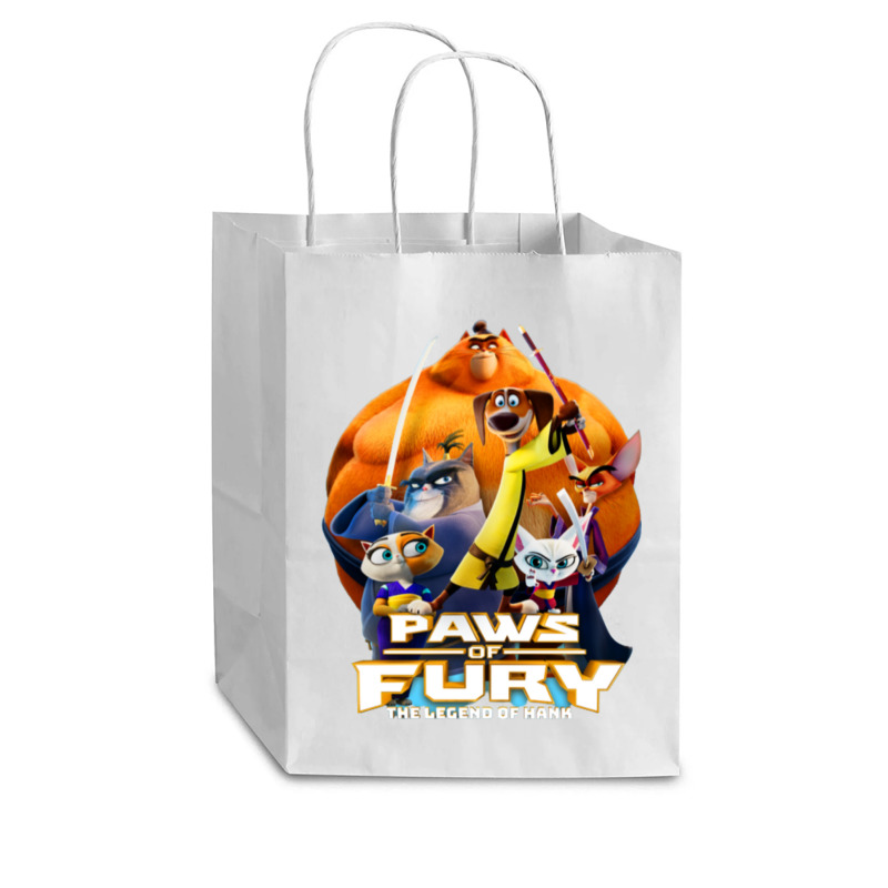 Paws Of Fury Cub Paper Bag - 8 X 4 1/2 X 10 1/4 | Artistshot