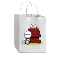 Marvin Paranoid Android Peanuts Cub Paper Bag - 8 X 4 1/2 X 10 1/4 | Artistshot