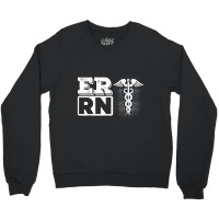 Er Rn Emergency Room Registered Nurse Nursing Medicine Crewneck Sweatshirt | Artistshot