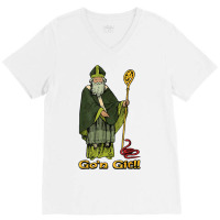 Funny St Patricks Day Funny Gon Git St Patrick V-neck Tee | Artistshot