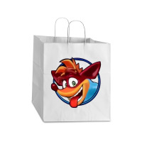 Ctr - Fuzzy Crusader Take Out Paper Bag - 14 X 10 X 15 1/2 | Artistshot