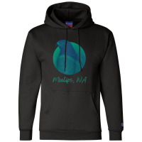 Moclips Wa Osprey Sea Green Raptor Ocean Bird Raglan Baseball Tee Champion Hoodie | Artistshot