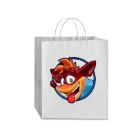 Ctr - Fuzzy Crusader Traveler Paper Bag -13 X 6 X 15 3/4 | Artistshot