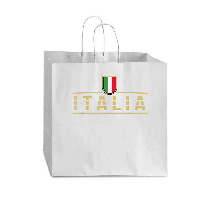 Soccer Italia Italian Flag Italy T Shirt Vogue Paper Bag - 16 X 6 X 12 | Artistshot