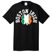 Boston Four Leaf Clover St.patrick Basic T-shirt | Artistshot