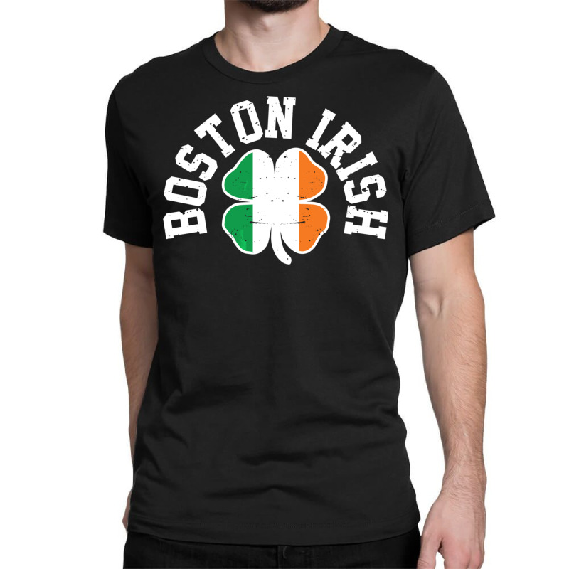 Boston Four Leaf Clover St.patrick Classic T-shirt | Artistshot