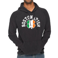 Boston Four Leaf Clover St.patrick Vintage Hoodie | Artistshot