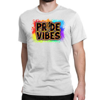 Pride Vibes Lightning Bolt Lgbt Classic T-shirt | Artistshot