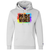 Pride Vibes Lightning Bolt Lgbt Champion Hoodie | Artistshot