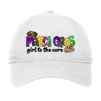 Mardi Gras Girl To The Core Adjustable Cap | Artistshot