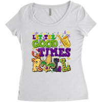 Let The Good Times Roll Women's Triblend Scoop T-shirt | Artistshot