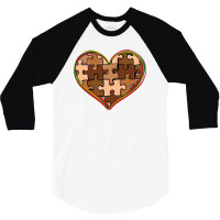 Melanin Skin Tone Heart Black History 3/4 Sleeve Shirt | Artistshot