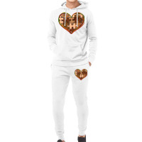 Melanin Skin Tone Heart Black History Hoodie & Jogger Set | Artistshot