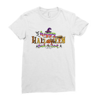 Happy Halloween Trick Or Treat Ladies Fitted T-shirt | Artistshot