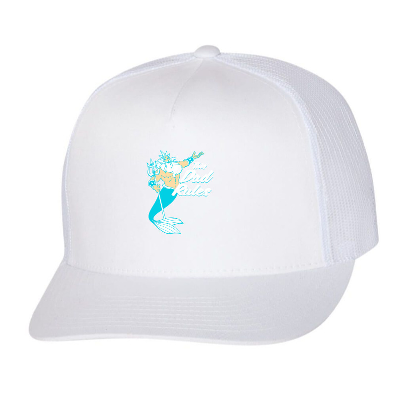 Mermaid King Triton Trucker Cap by Bulumata | Artistshot