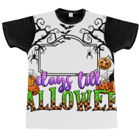 Days Till Halloween Graphic T-shirt | Artistshot