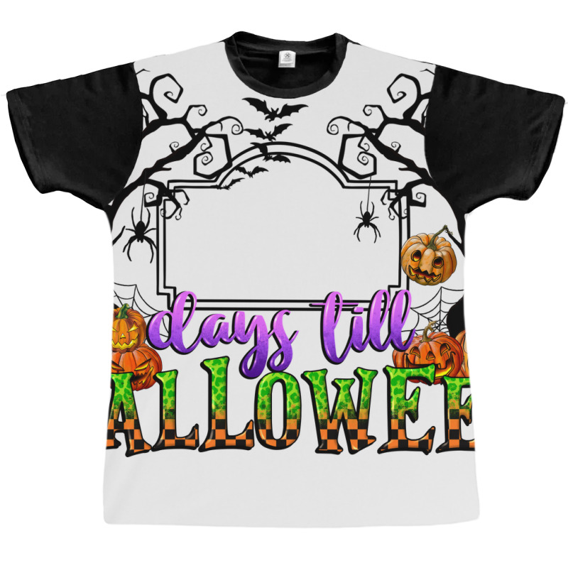 Days Till Halloween Graphic T-shirt | Artistshot