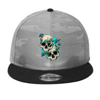 Skull Morel Mushrooms Mycologist Shirt Goth Mushroom Art T Shirt Camo Snapback | Artistshot