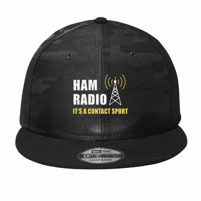 Amateur Ham Radio Operator Funny Camo Snapback by tahanemosi | Artistshot