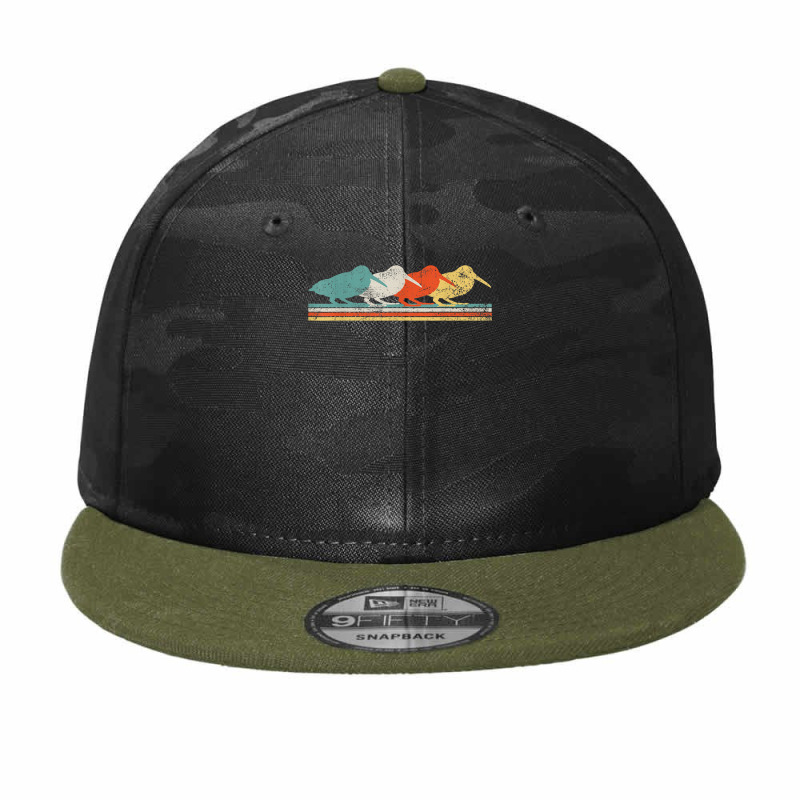 Woodcock Birds Retro Vintage T Shirt Camo Snapback by nycerecoverdell | Artistshot