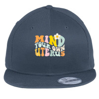 Womens Mind Your Own Uterus Shir T Floral My Uterus My Choice T Shirt Flat Bill Snapback Cap | Artistshot