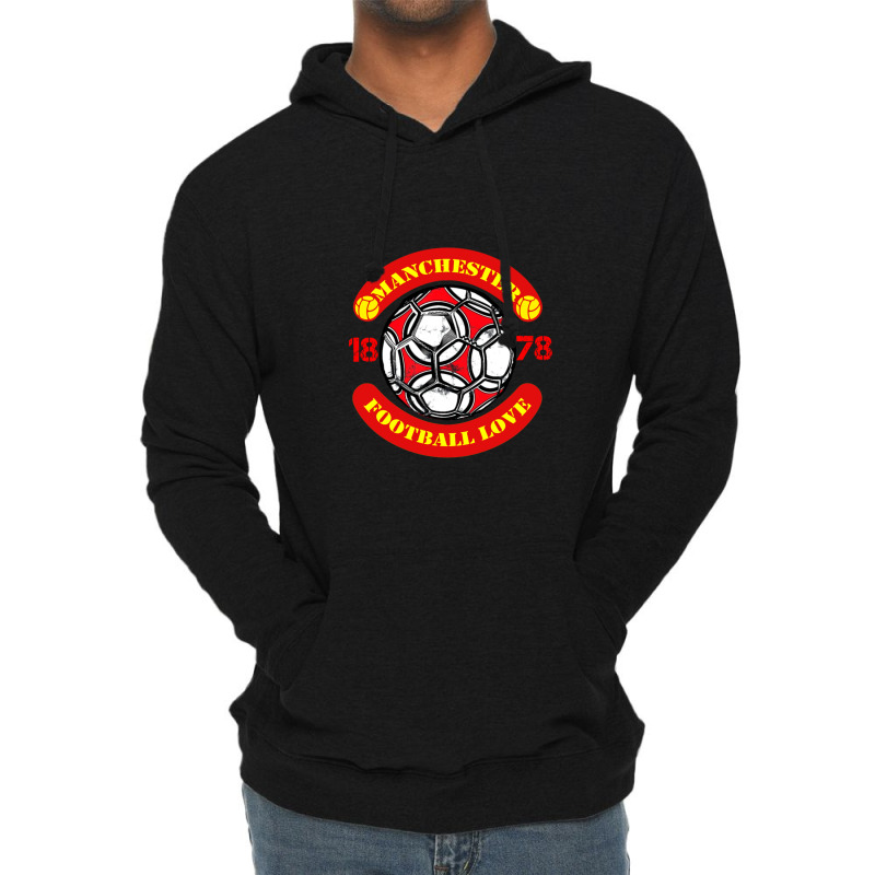 Manchester U.nited Squad Retro Soccer Lightweight Hoodie | Artistshot