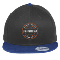 Teacher Genuine And Trusted Statistician Quality Statistics 437 Flat Bill Snapback Cap | Artistshot